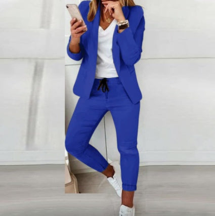Product Image for Fudus | Damen Anzughose Im Ol Stil, Blau / 2XL