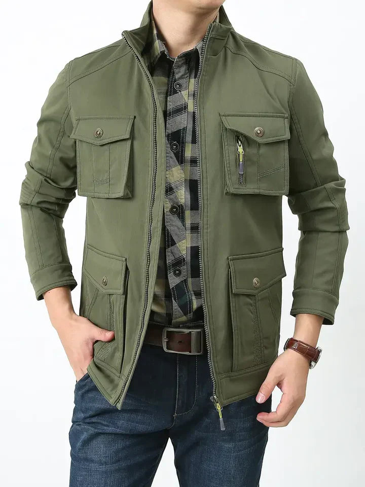 Product Image for Fudus und wetterfeste Herren Nylon Outdoor Jacke, Grün / 4XL