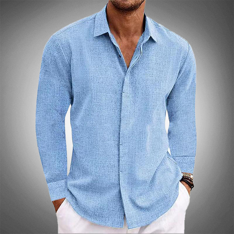 Product Image for Vincent - Klassisches Button-Up-Hemd, Hellblau / M