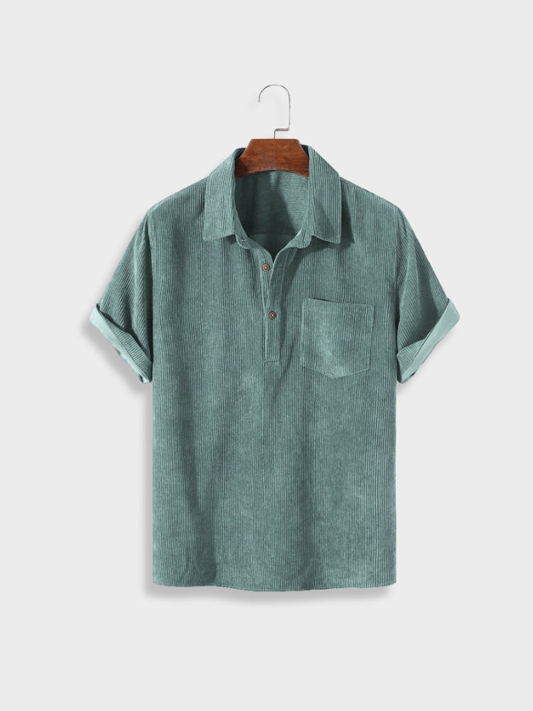 Product Image for Fudus | Cord Poloshirt Für Herren, Grün / S
