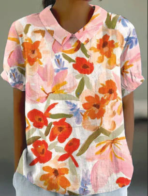 Product Image for Fudus | Elegantes Blumen T Shirt, Stil 4 / 4XL