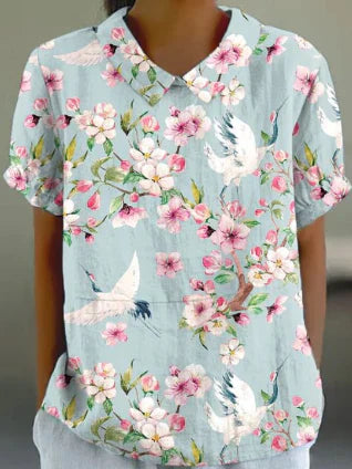Product Image for Fudus | Elegantes Blumen T Shirt, Stil 6 / M