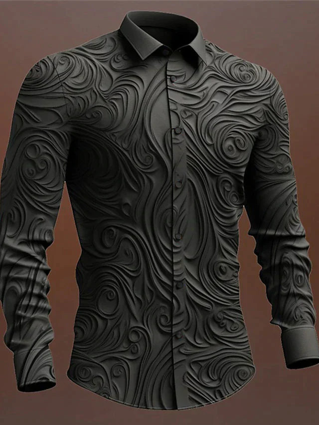 Product Image for Levi - Vintage Gothic Herrenhemd, Schwarz / 2XL