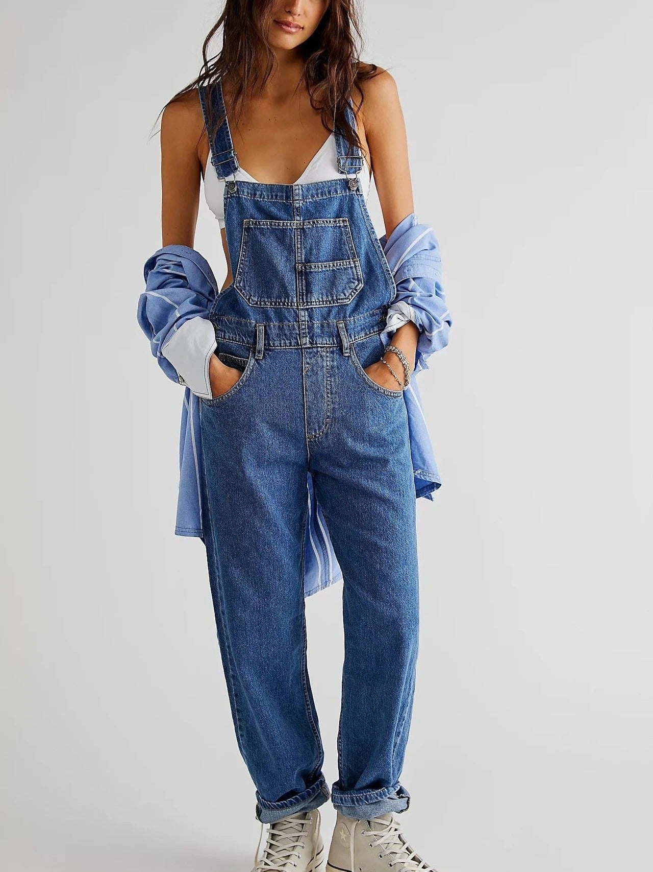 Product Image for Fudus | Damen Jeans Jumpsuits, Blau 1 / S