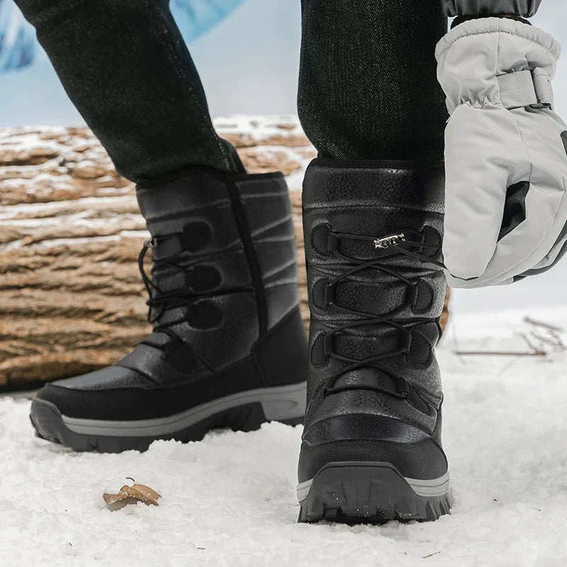 Product Image for Gaston - Wasserdichte Winter-Plüsch-Schneestiefel, Schwarz / 41