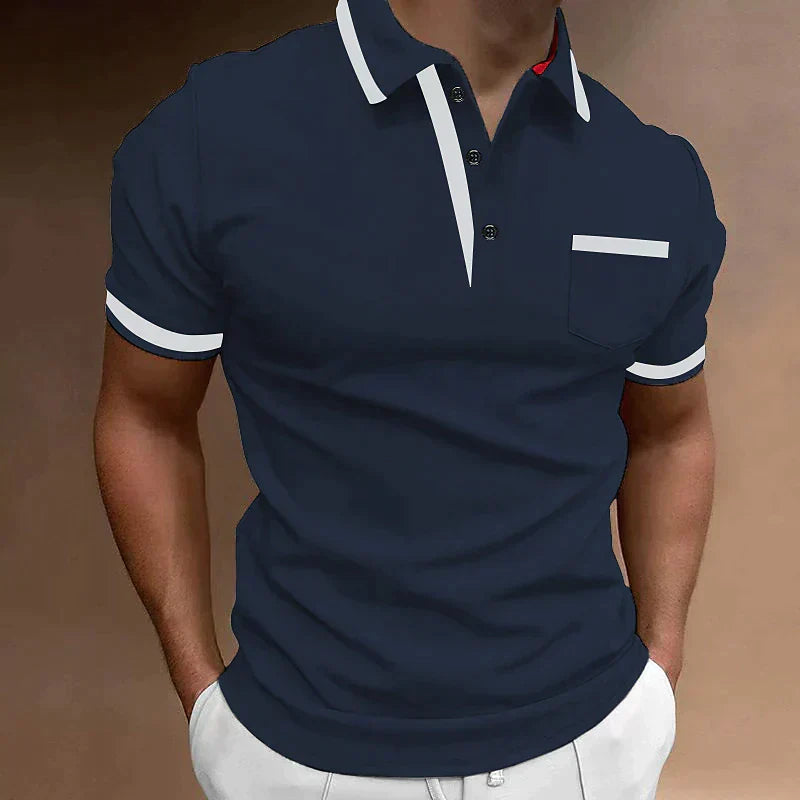 Product Image for Fudus | Elegantes Herren Polo Shirt Für Jeden Anlass, Dunkelblau / 3XL