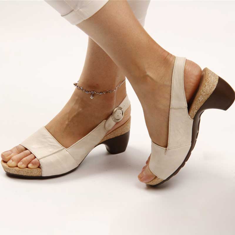 Product Image for Fudus | Bequeme Stilvolle Sandalen Mit Absatz, Beige / 41
