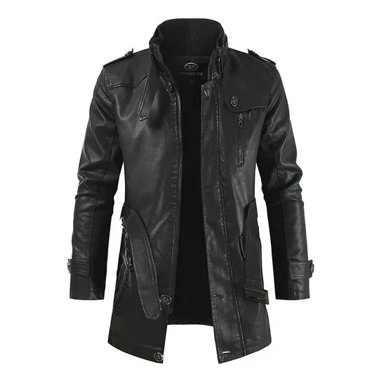 Product Image for Fudus | Herren Ledermantel, Schwarz / XS