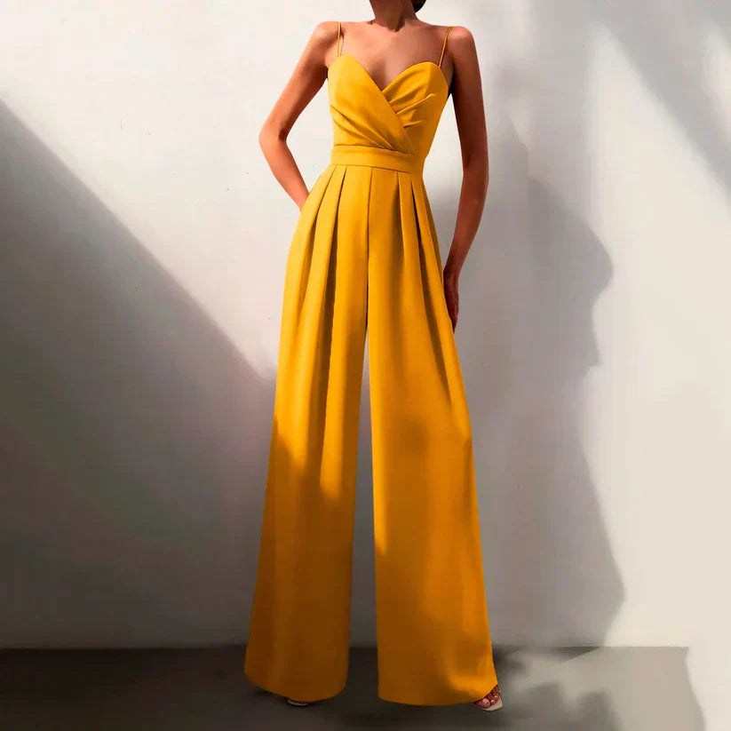 Product Image for Fudus | Damen Eleganter Röhren Overall Schick, Gelb / 2XL / Polyesterfasern