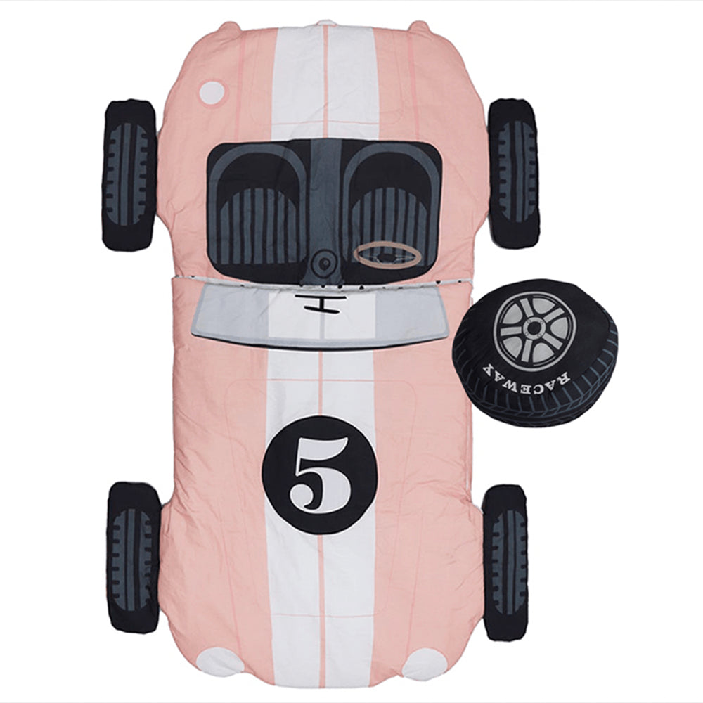 Race Car Sleeping Bag - Pink, Shop Sweet Lulu