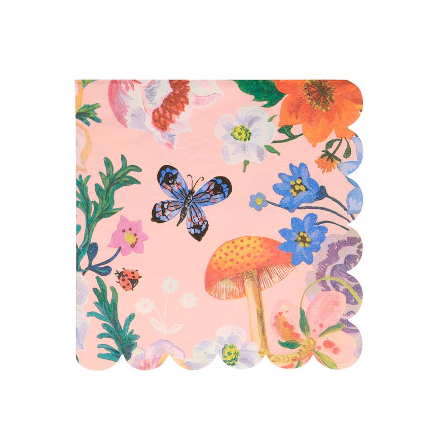 Nathalie Lete Flora Large Napkins Shop Sweet Lulu