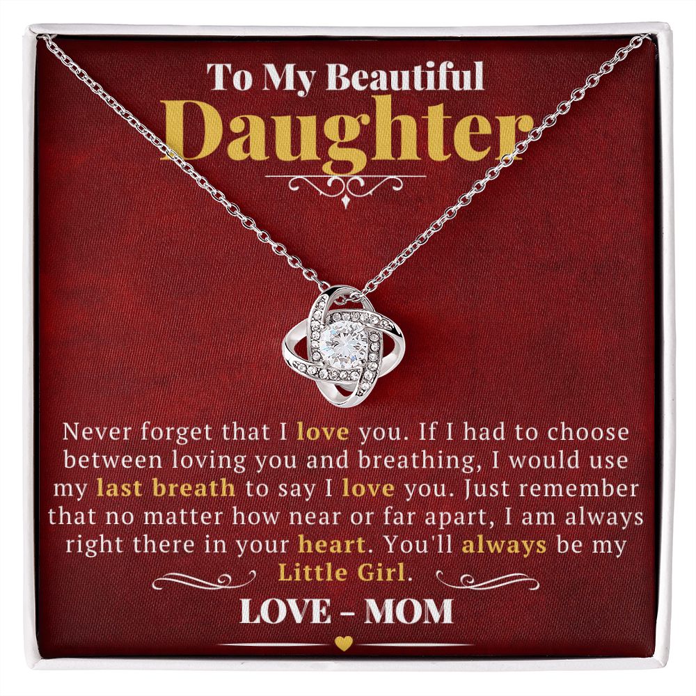 To My Beautiful Daughter from Mom (This MAMA BEAR Card) - Forever Love –  Sweet Ginger Gifts