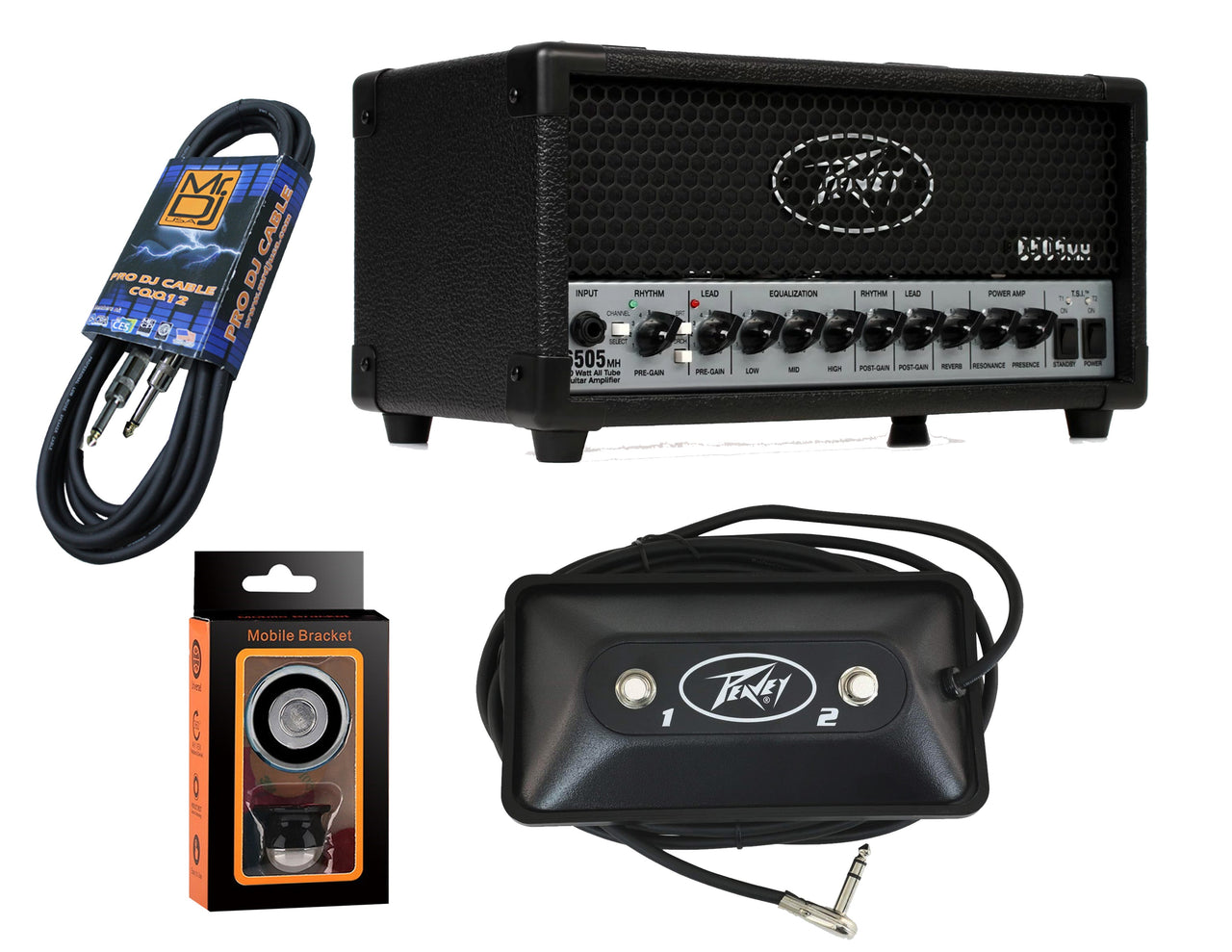 Peavey 6505 Mini Head 20/5/1-watt Tube Head+Free Mr Dj Instrument