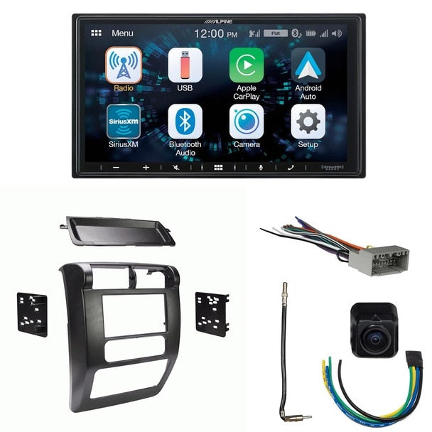 Alpine ILX-W650 with Dash Kit, Wiring Harness and Antenna Adaptor and B/U  Camera, Compatible with Wrangler, 03-06 – absoluteusa