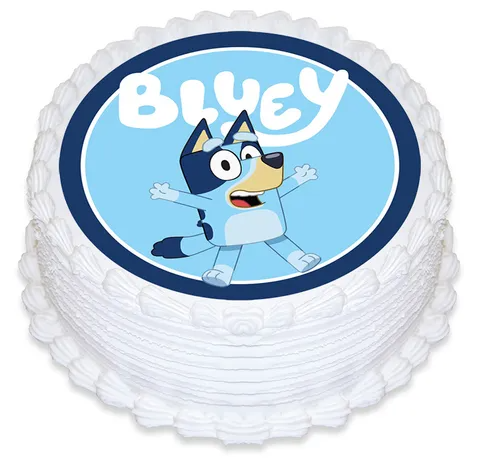 Bluey Birthday Cake (Rolled Buttercream) 