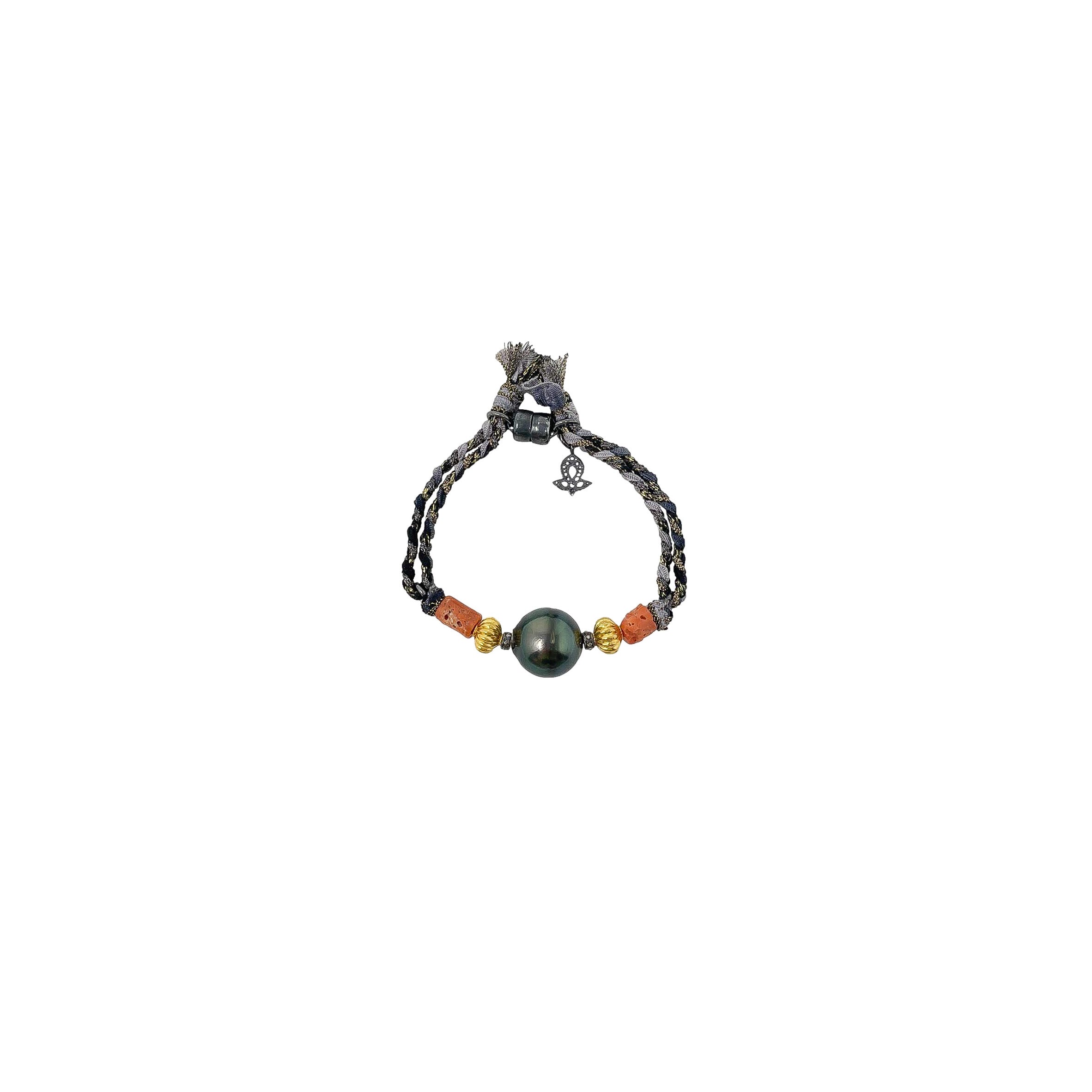 .Multi Colored Tahitian Pearl Bracelet