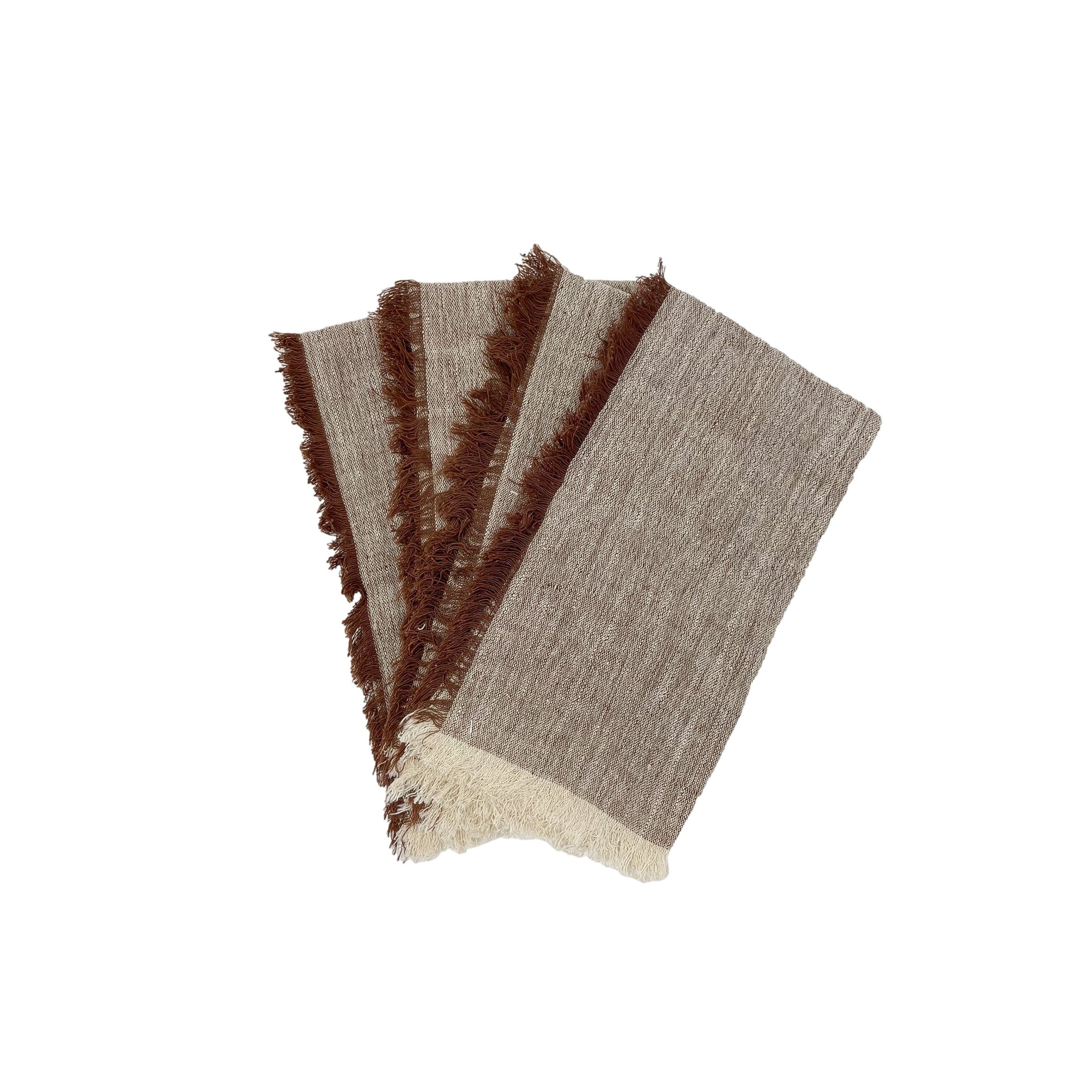 Brown Woven Napkin - Set of 4