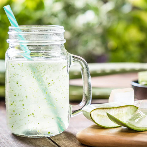 Boisson à l'aloe vera hydratante et rafraîchissante