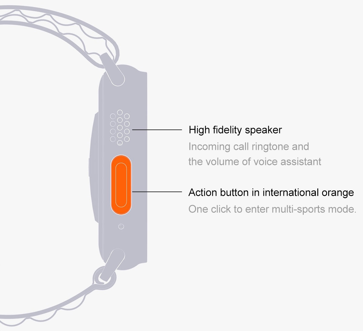 high quality built-in speakers