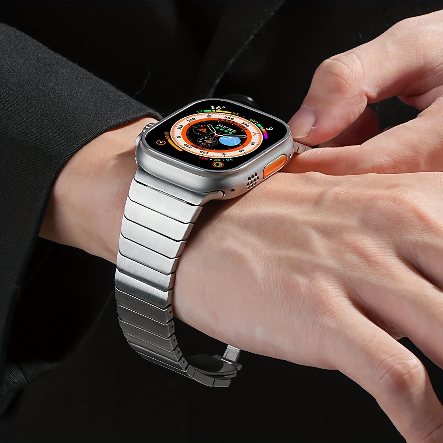 steel smartwatch