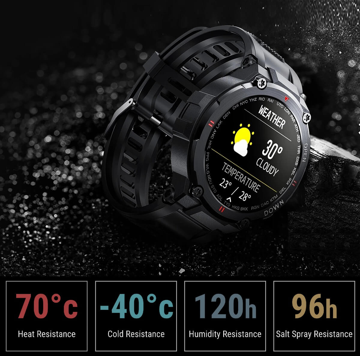 sports smartwatch, tough smartwatch