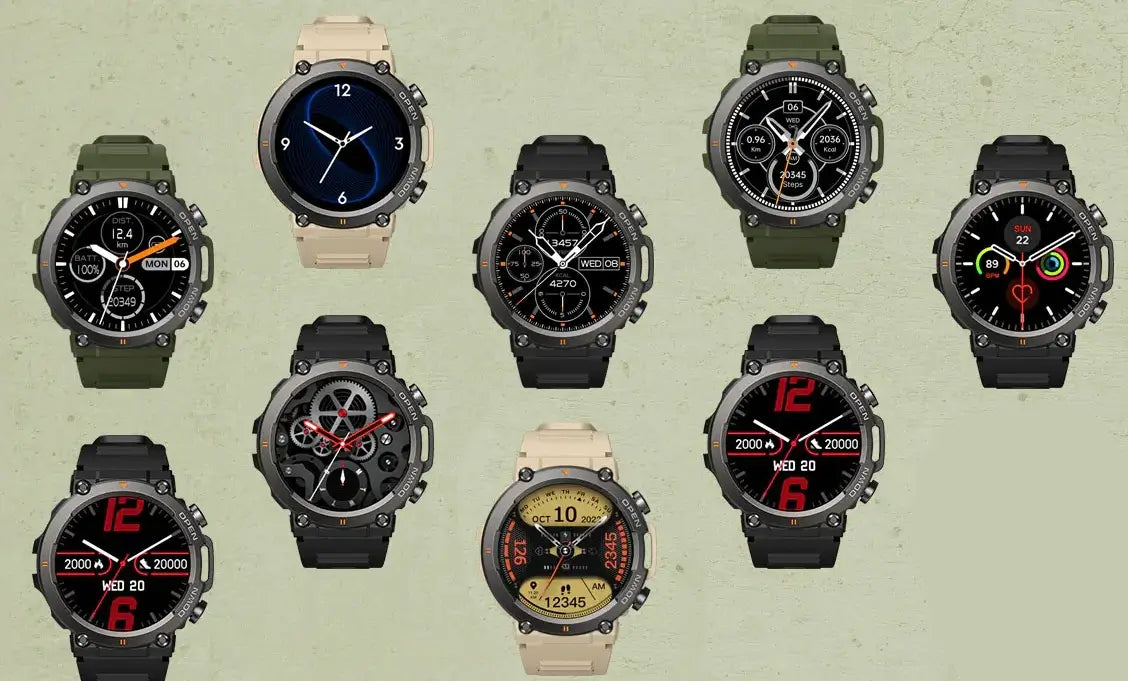 smartwatch with multiple watch faces