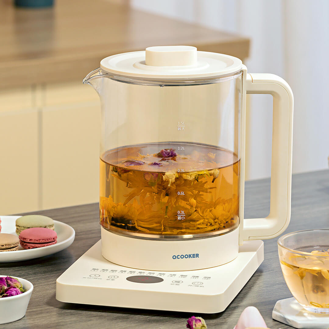 Glass electric kettle multifunction preserving health kettletea pot thermal flower teapot - Lifeite product image