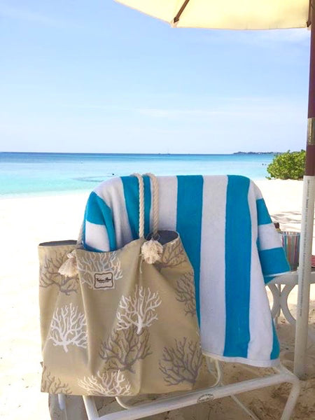 Valerie Rene Beach Bag in Grand Caymen