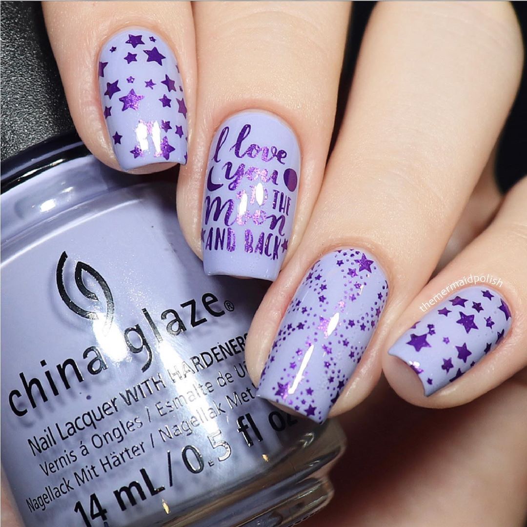 Lina Nail Art Supplies - Collaboration Plate: tanya_wish Stamping Plate