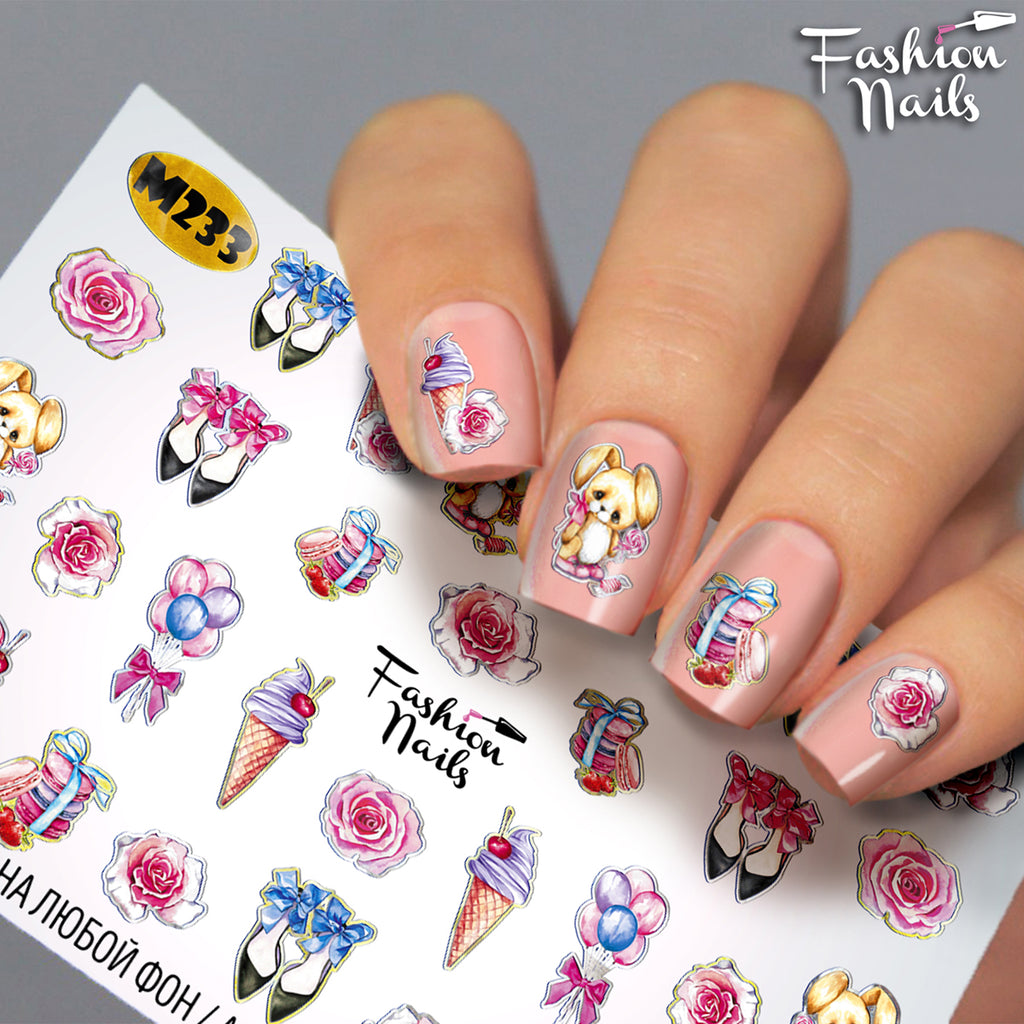 nail water decals