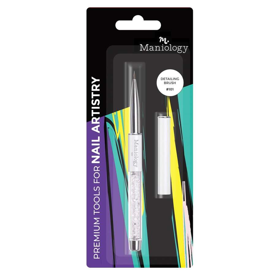 Maniology - Detailing Brush #101 - Premium Nail Art Manicure Brush Line