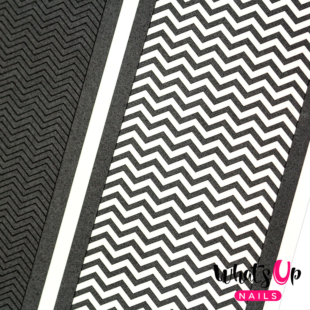 Zig Zag Nail Art Stickers