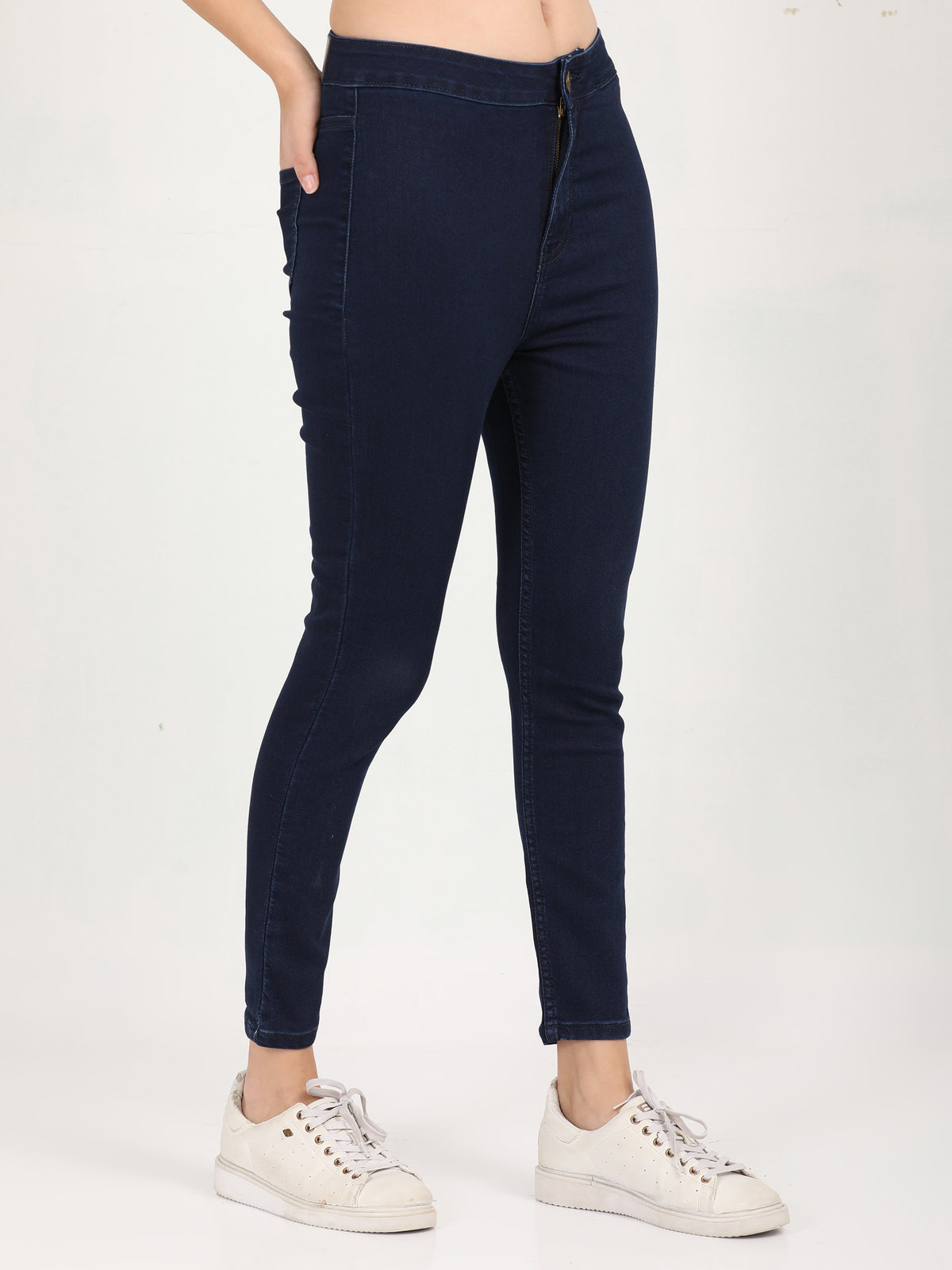 Women's HalaraMagic™ High Waisted Multiple Pockets Wide Leg Loose Stretchy  Knit Work Jeans - Halara