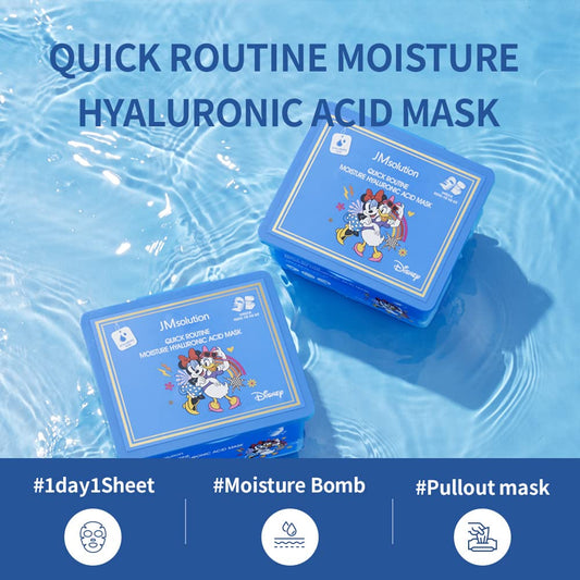 JM Solution Collection Moisture Hyaluronic Acid Mask (35ml x 10 sheets –  sehoonyolomall