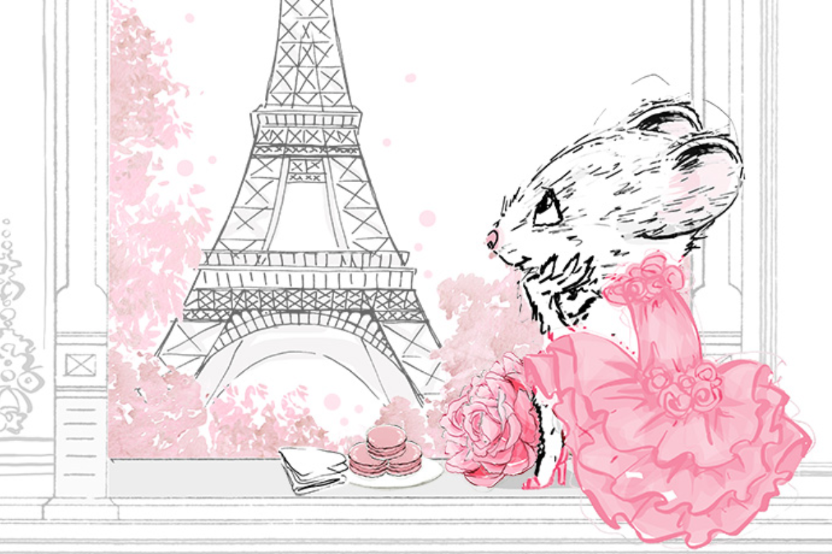 Claris The Chicest Mouse in Paris Colouring Set