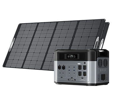 BP2000 + 2*400W Portable Solar Panels