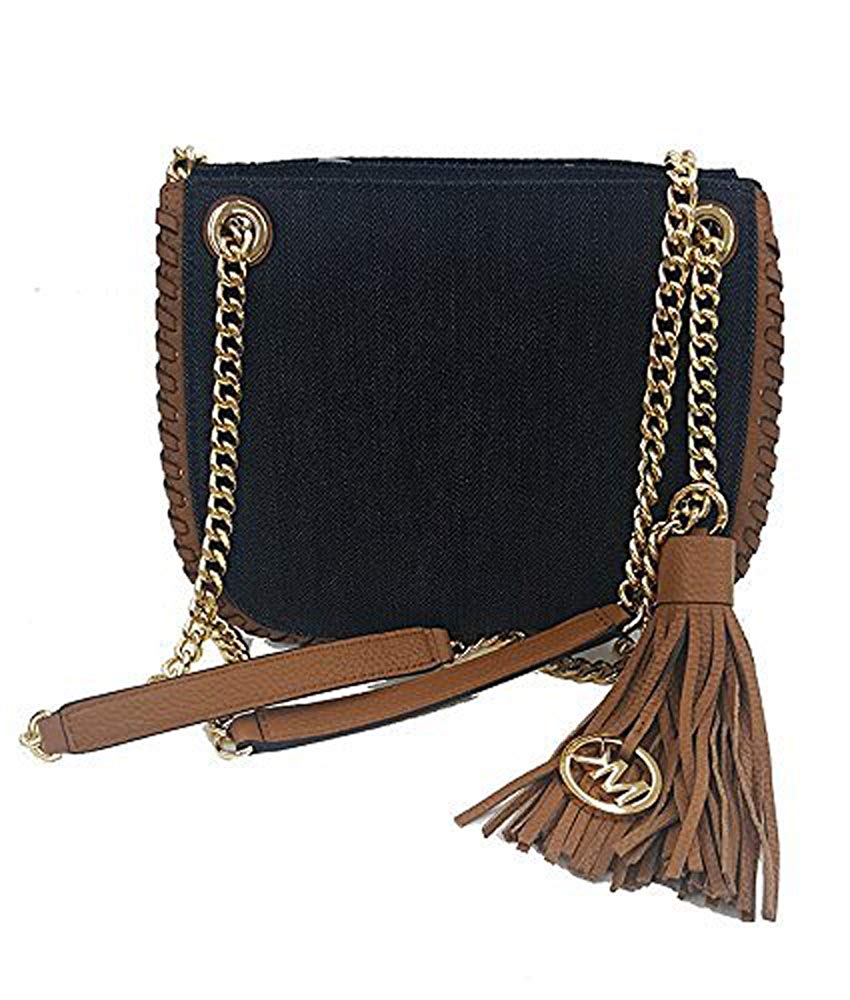 michael kors denim crossbody bag