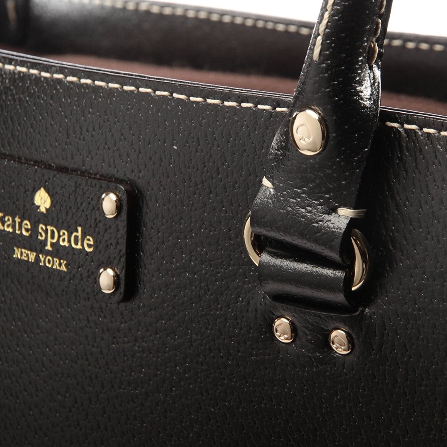 kate spade black leather purse