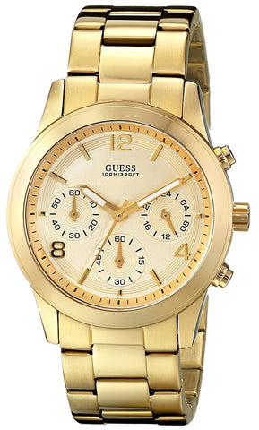 Mens Gold Guess Watch Guess Men S Gold Blue Watch A Silicone Strap