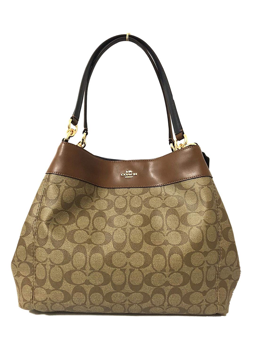 coach lexy shoulder bag brown