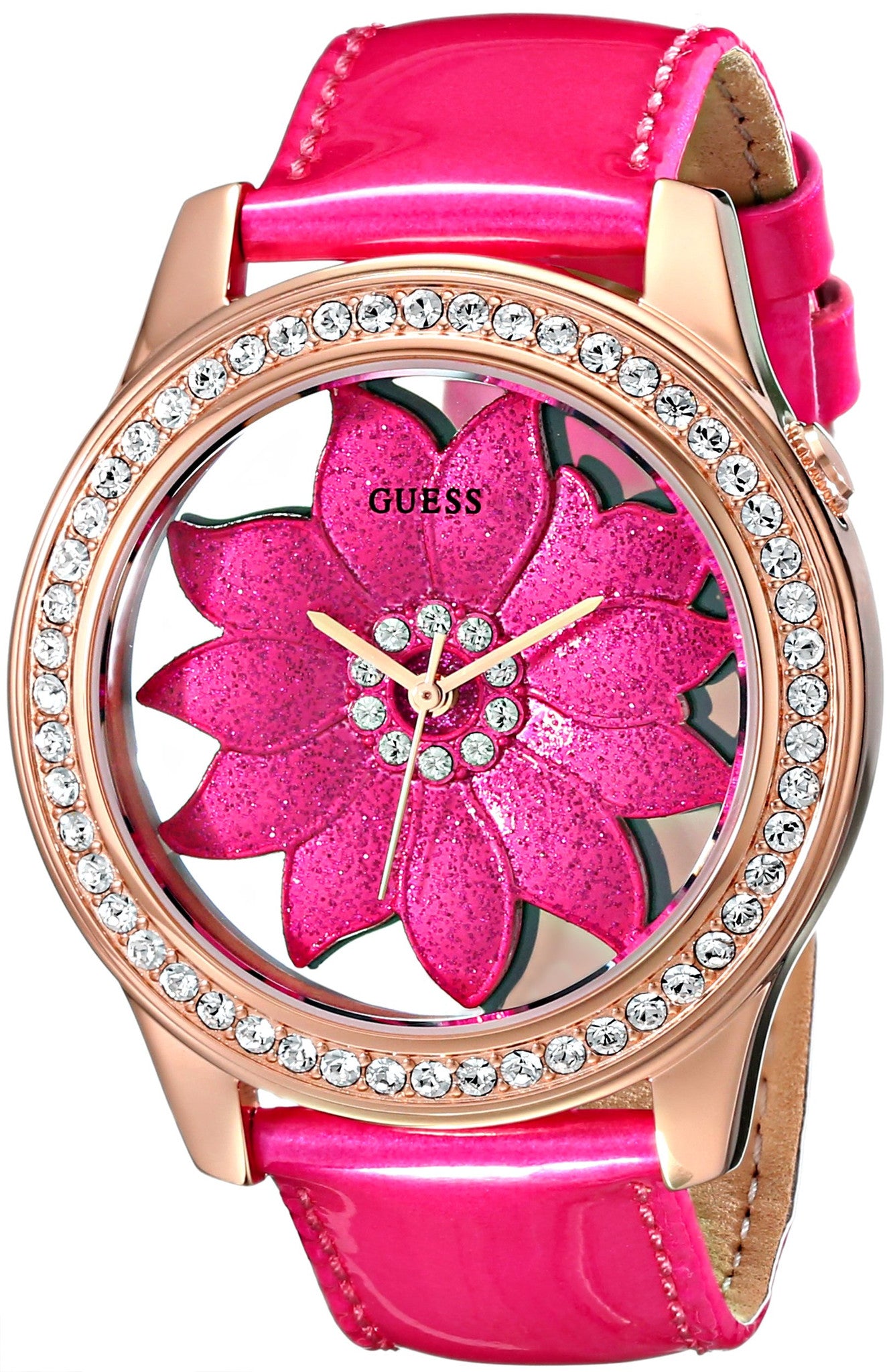 pink and gold mk watch