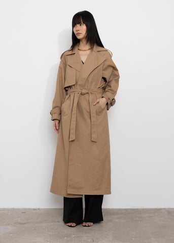 Designer Beige Trench Coat