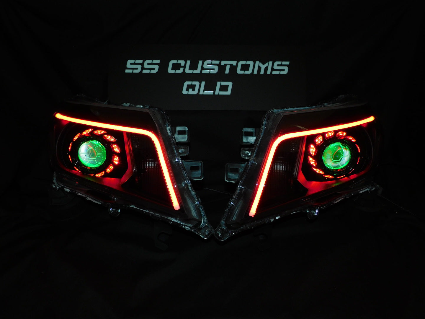 np300 halo headlights