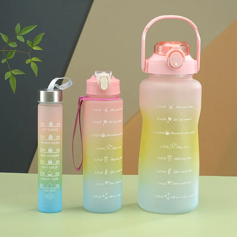 Pill Bottle / Water Bottle with Pill Box - SK Collection