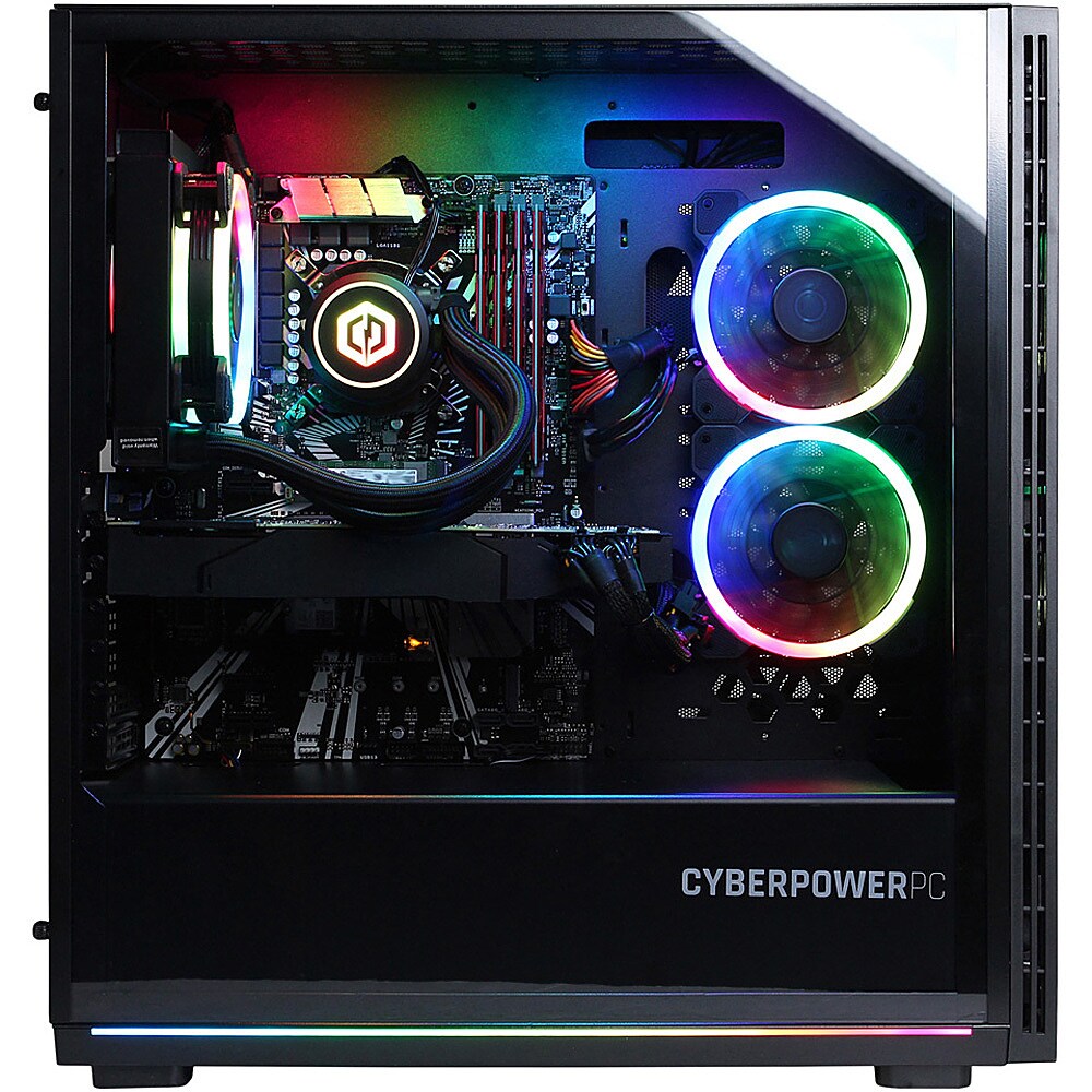 CyberPowerPC -Gamer Xtreme Liquid Cool Gaming Desktop -Intel Core i7-10700K- 32GB Memory - GeForce RTX 3060 Ti - 1TB SSD