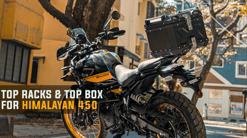 himalayan 450 top box and top rack