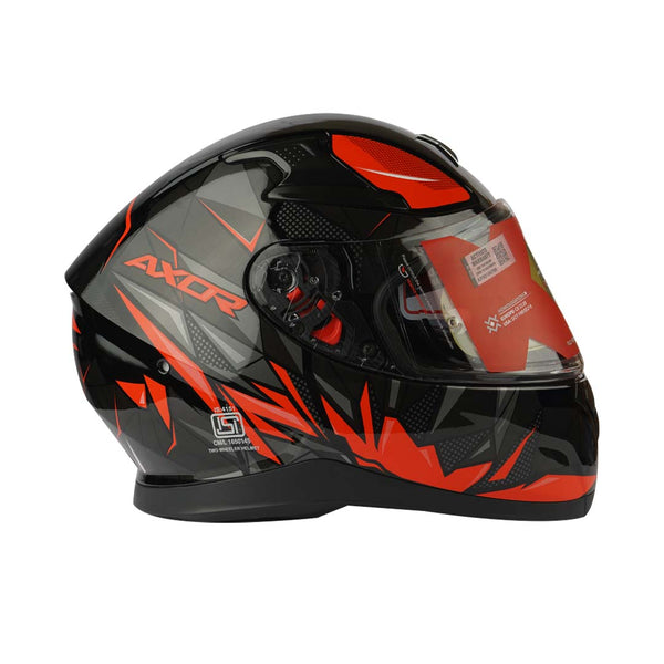 Axor Apex HEX-2 Gloss White Red Helmet