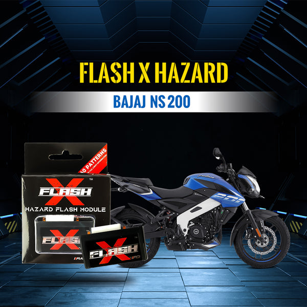 Flash X Hazard For Bajaj Pulsar 220