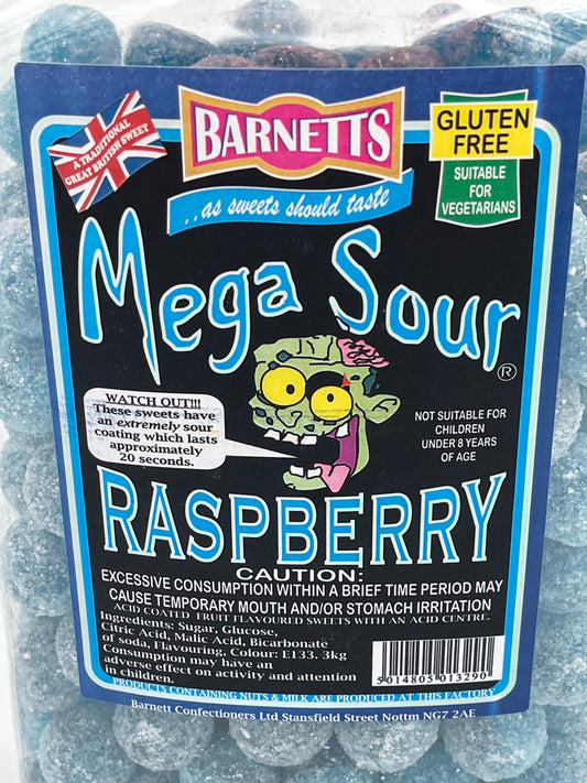 Barnetts Mega Sour Bubblegum per 100g - Little taste of home