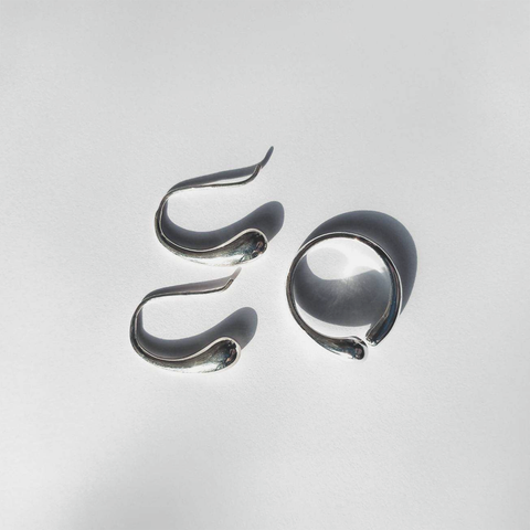 Khai jewelry「The Bean Set 3 - Sterling Silver」